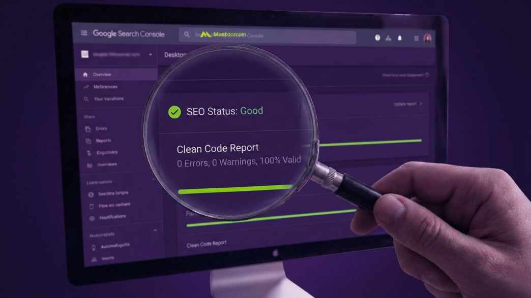 mostdomain google search console